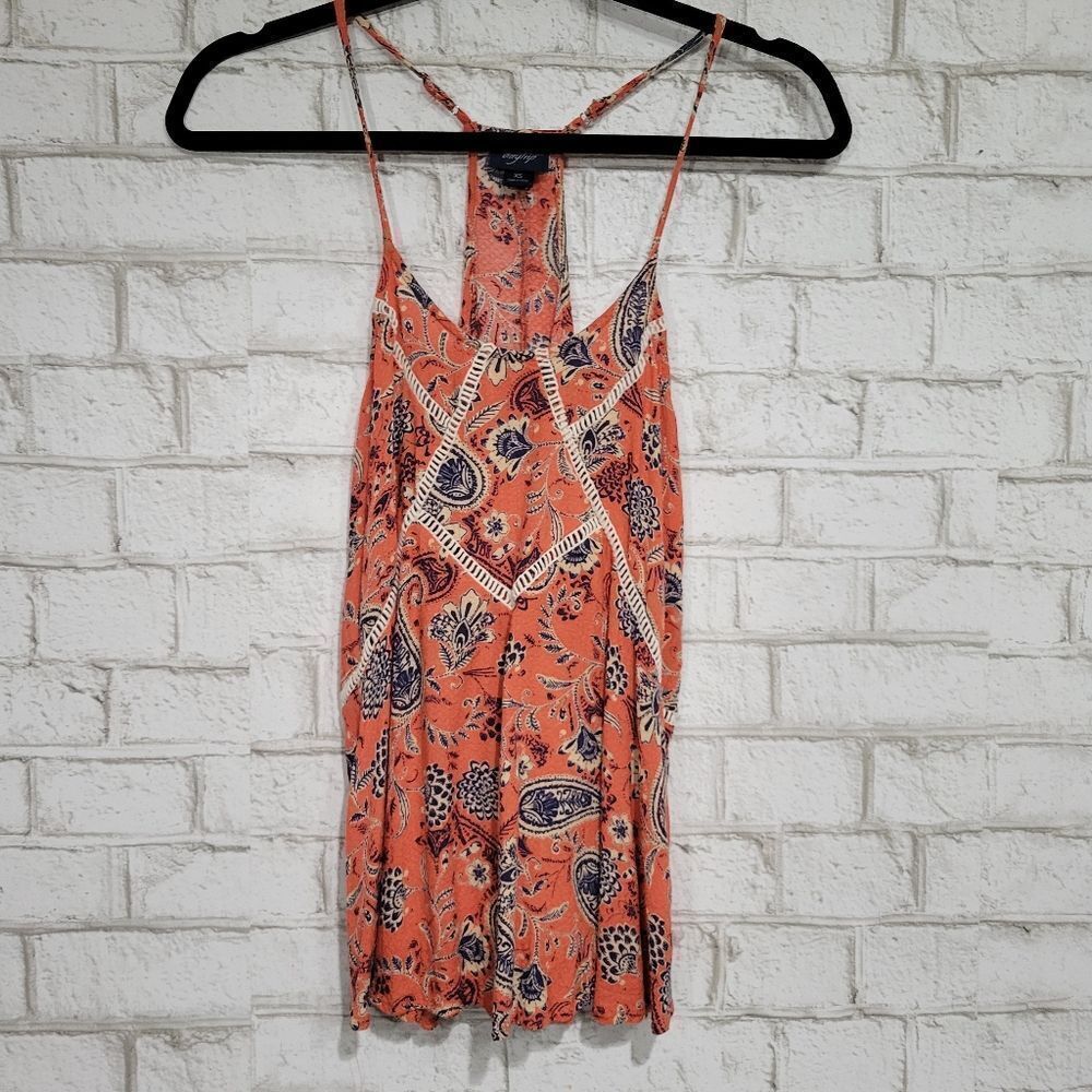 Daytrip orange printed tank‎